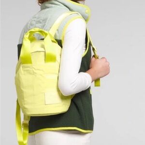 Yellow Mini Backpack north face NWOT